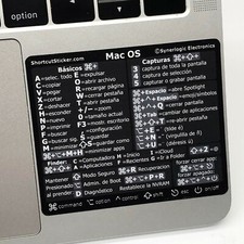 SYNERLOGIC Referencia de atajos de teclado por Mac OS Pegatina Vinilo