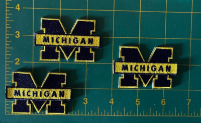 University Of Michigan NCAA Iron-On Embroidered Patch – 2.5" Wide, Basketball, Wolverines Souvenir