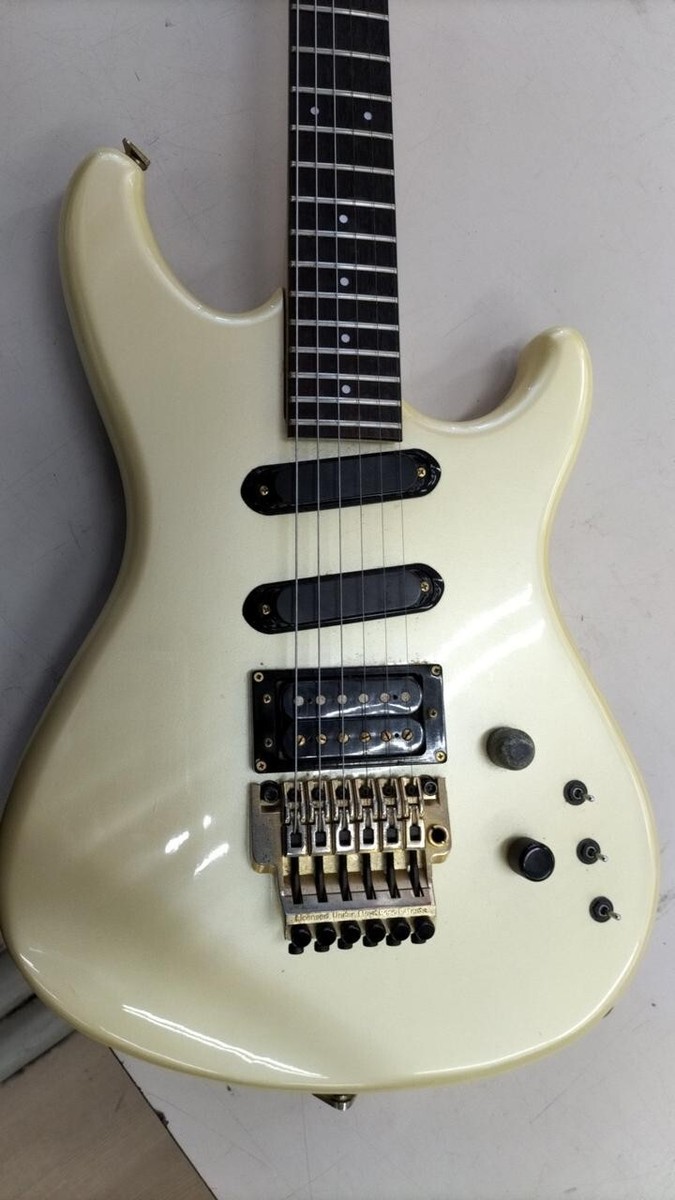 Ibanez PL650 Pearl White Gold Hardware Made in Japan 1986 ST Type