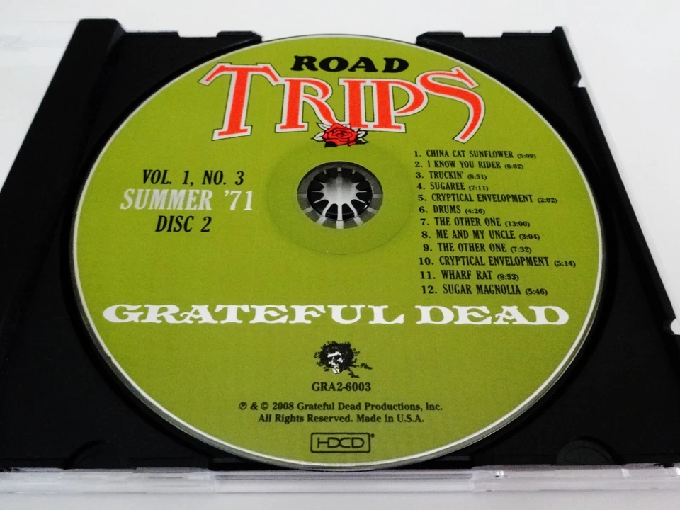 Grateful Dead Road Trips Vol. 1 No. 3 Summer '71 1971 Disc 2 Only Replacement CD - Image 3 of 4