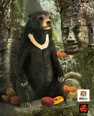 Sun Moon Bear Honey Bear Asian Wildlife Toy Model Figure 387173 by