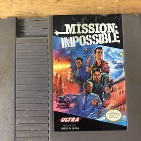 Mission: Impossible (Nintendo NES, 1990) Probado, Funciona, Aut&eacute;ntico, &iexcl;Solo Carrito!