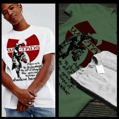 Kung Fu T-Shirt Martial Arts Buddha Monk Shaolin Karate fighting stance XL white