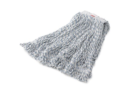 Rubbermaid Web Foot Finish Wet Mop Head 1'' Band Medium A41206WH00 Professional