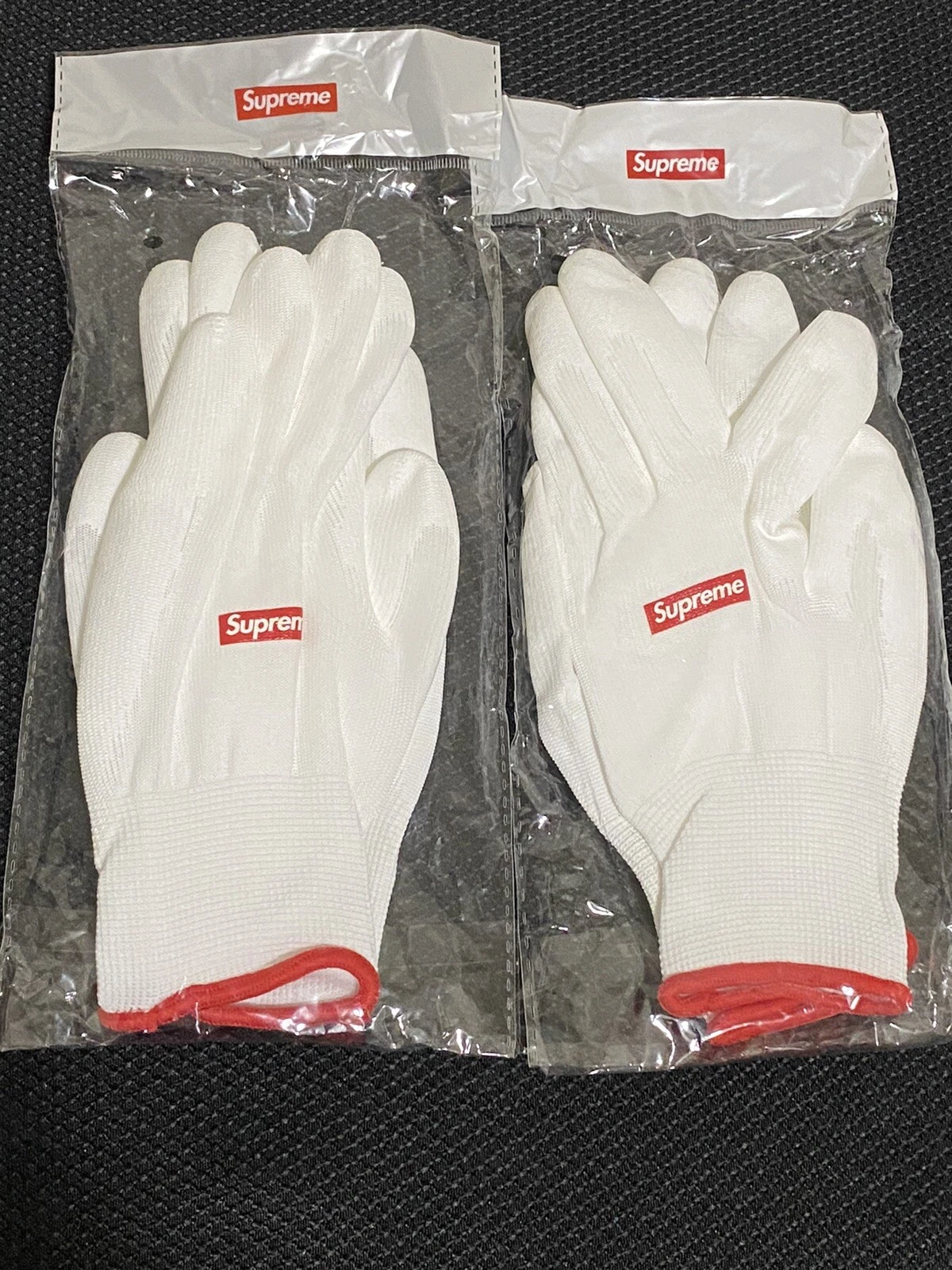 Boîte à gants de travail caoutchoutés Supreme FW20 flambant neuve logo taille unique (2 paires)
