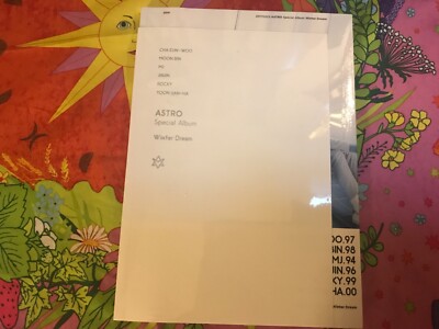 ASTRO    Special Album Winter Dream   Cha Eun Woo   Moon Bin   CD Südkorea