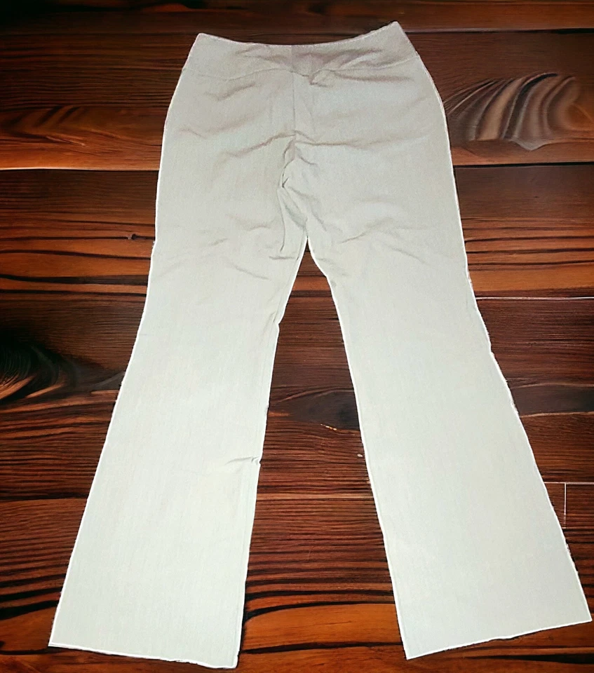 Pantalones de vestir Metaphor corte bootcut polivinílico/rayón talla 4A Foto 2 de 4