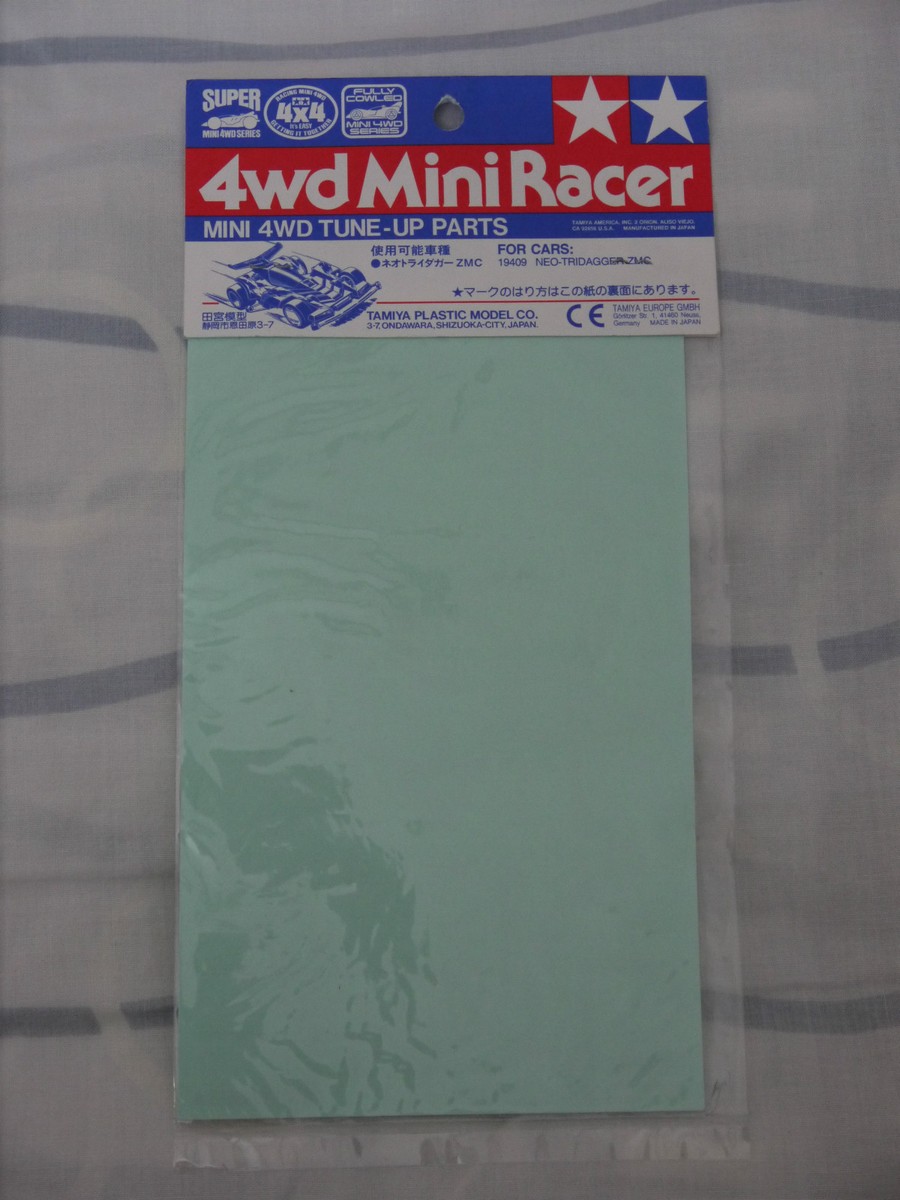 TAMIYA MINI 4WD NEO TRIDAGGER ZMC DRESS-UP STICKER SET 15152 1/32