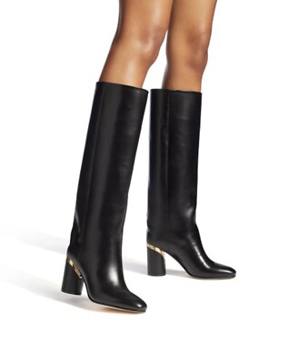 【JIMMYCHOO】 Jayla85 レザー ニーブーツ New! Jimmy Choo Jayla 85 Leather Knee-high Boots in black