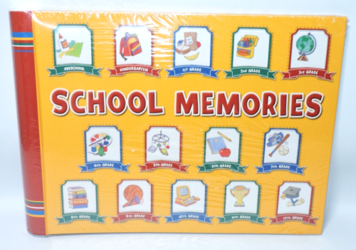 School Memories Keepsake Album Photo Book Preschool & K-12 Grade, NEW, SEALED - Picture 1 of 4