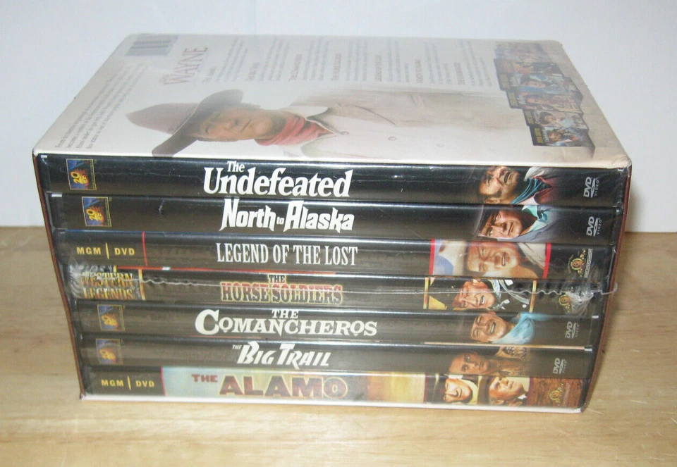 The Ultimate Cowboy Collection w John Wayne ~ 7 Movie DVD Box Set Factory Sealed - Image 4 of 4