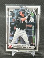 2024 Bowman George Wolkow 1st Bowman ROOKIE #BP-144 - Chicago White Sox