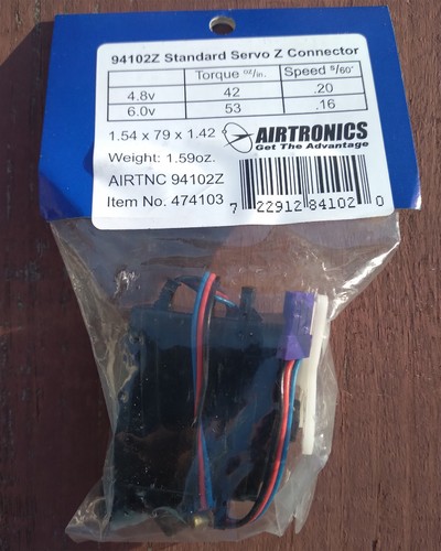 Airtronics 94102Z HD STD Servo Item 474103 NEW in package - Picture 4 of 5