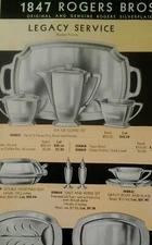 Service Set 1931 Catalog Page Krower New Orleans Rare VHTF Rogers Legacy Silhoue