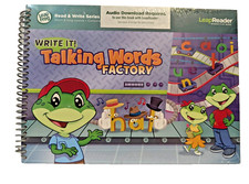 LeapFrog LeapReader Writing Workbook Write it Talking Words Factory - Sealed