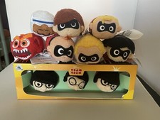 Incredibles Tsum Tsum Jack Jack, conjunto de modo Edna, Dash Mrs, Mr. etiquetas nuevas PELUCHE
