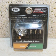 (DO) TRUX® Accessories Dual Revolution™ Mini Button Amber to Green Auxiliary LED