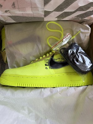 Size 8.5 - Nike Off-White x Air Force 1 Low Volt for sale online  