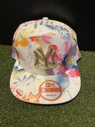 New Era 9Fifty White Floral Leather New 