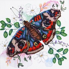 Butterfly Color harmony Bead Embroidery Kit   DIY Beaded Home Decor Wall Art