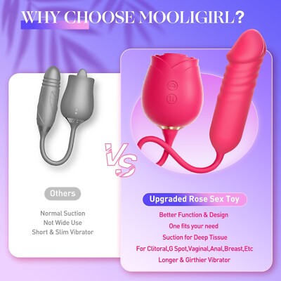 sex toys rose vibrator dildo - mooligirl Mooligirl Rosemary Rose Toy