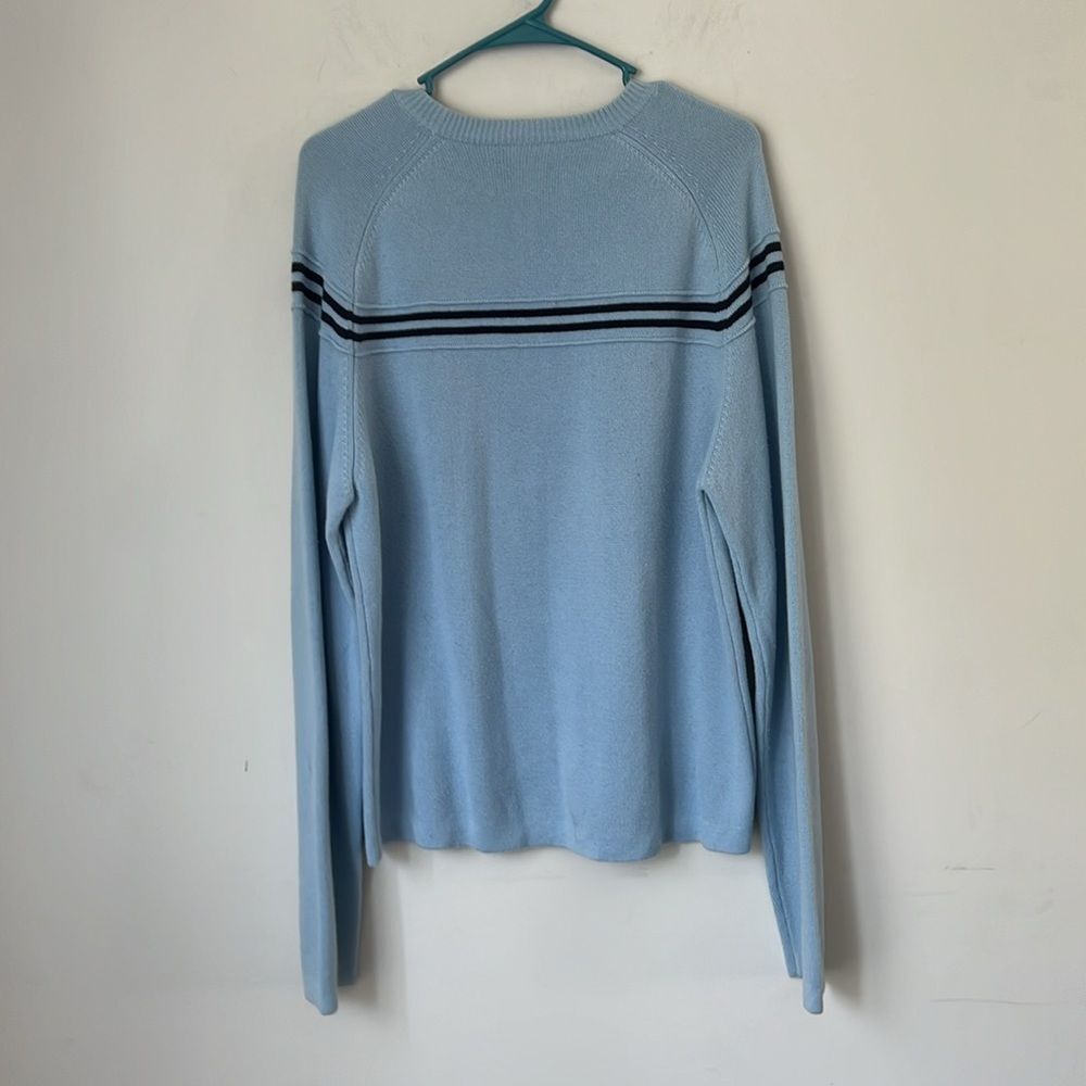 Y2K 00's Vintage Abercrombie & Fitch Blue Skater Sweater Size Lg