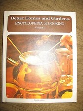 Vintage Better Homes and Gardens Encyclopedia of Cooking Volume 1 cookbook 1973