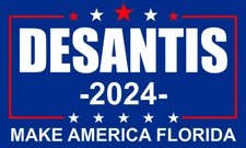 Desantis 2024 Make America Florida High Quality Metal Magnet 2.5x4 Fridge 8553
