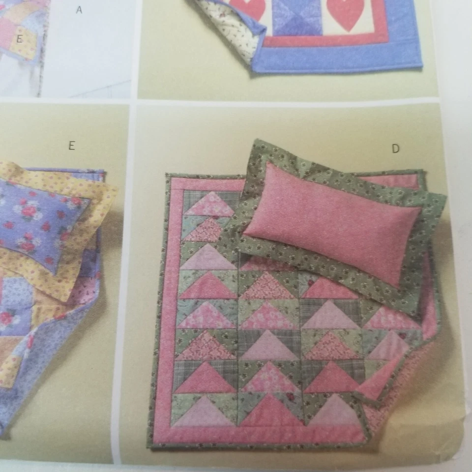 18" Doll Bed and Quilts Sewing Pattern Butterick 4538 Jennifer Lokey Design - Image 4 of 4
