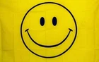 YELLOW SMILEY FACE FLAG 3'X5'