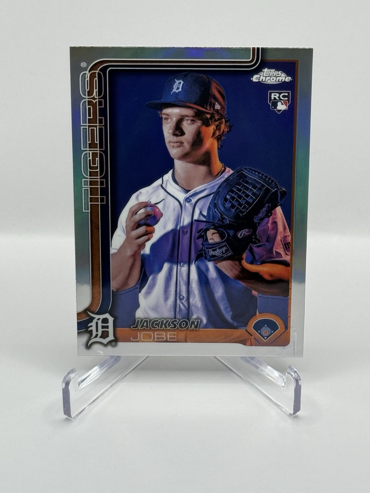 2025 Topps Chrome Jackson Jobe Tigers Rookie Image Variation SP #249