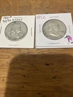 Franklin Half Dollar Lot (2) 90% Silver! Below Melt