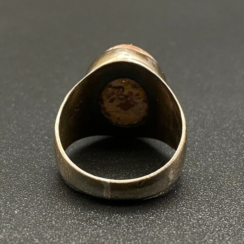 Vintage Cantera Opal Silver Statement Ring Size 6… - image 9