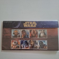 Star Wars Aliens and Creatures & Droids Stamps, Royal Mail uK Presentation Pack