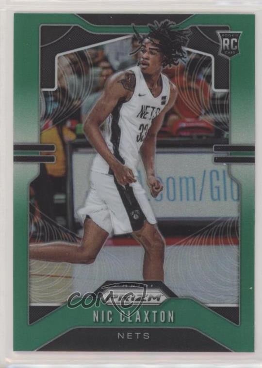 2019-20 Panini Prizm Green Nic Claxton Nicolas #292 Rookie RC 02ez