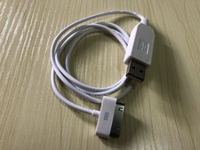 Custom DC 12V USB-30PIN Charging Cable Cord for iPod A1040, A1059, A1099