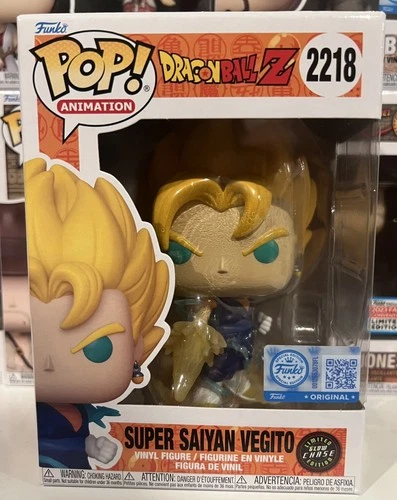 Funko Pop Vinyl Dragon Ball Z #2218 Super Saiyan Vegito Chase BRAND NEW & SEALED
