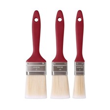 3 Pack Durable Fine Paint Brush Set Painting Decorating Advanced Bristles Nylon