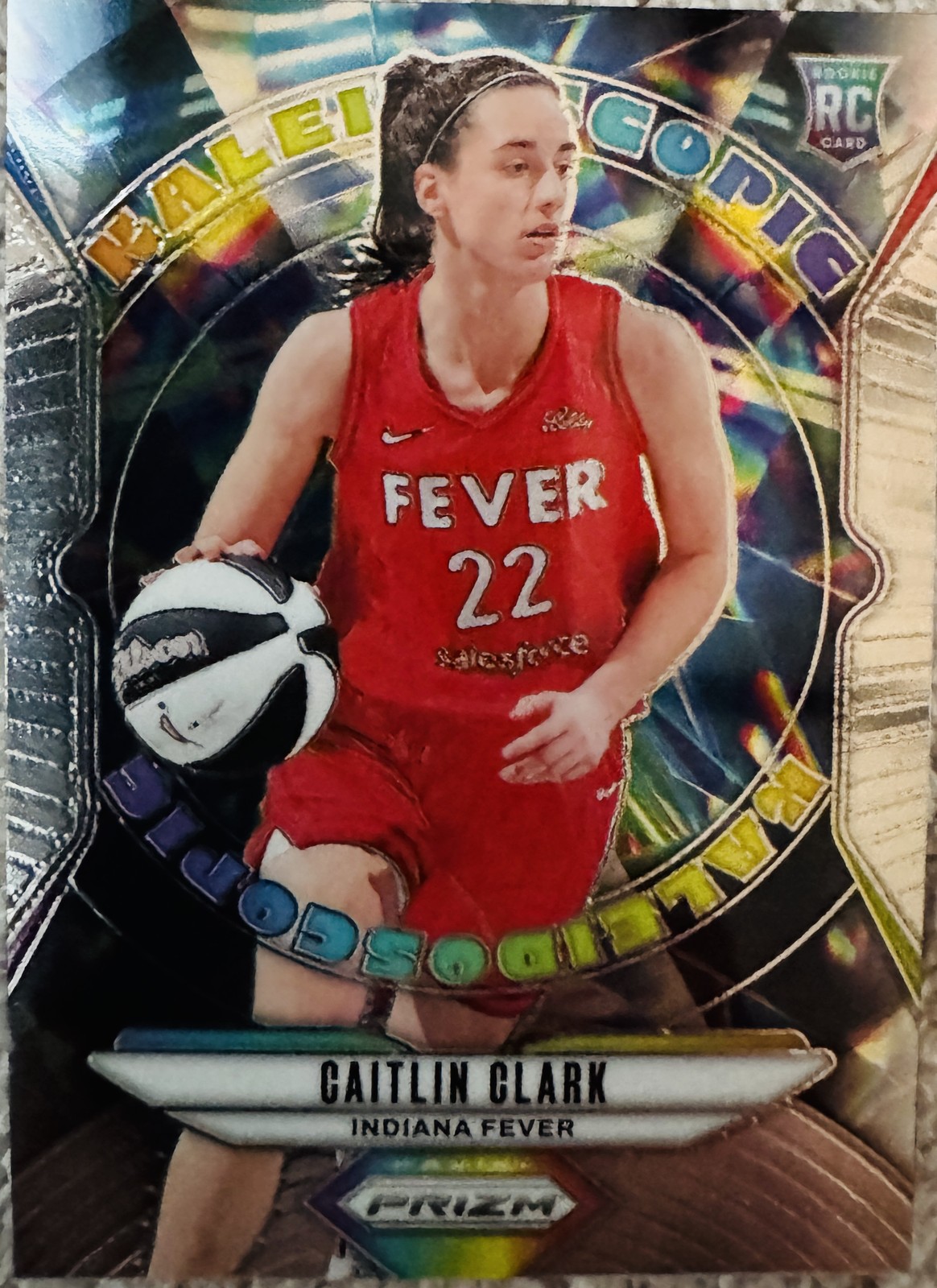 2024 Panini Prizm Kaleidoscopic Caitlin Clark #9 RC