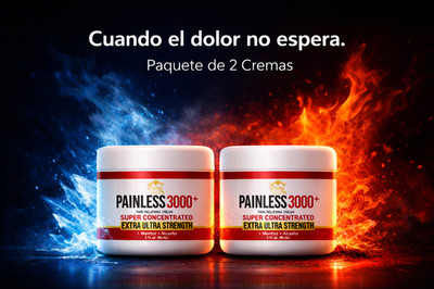 Crema Eternal PAINLESS 3000+ Mentol + Alcanfor [Paquete-2 cremas]
