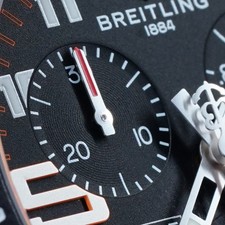 Breitling Endurance Pro 44mm Black Dial, New Orange Strap, Full Set 2022 16