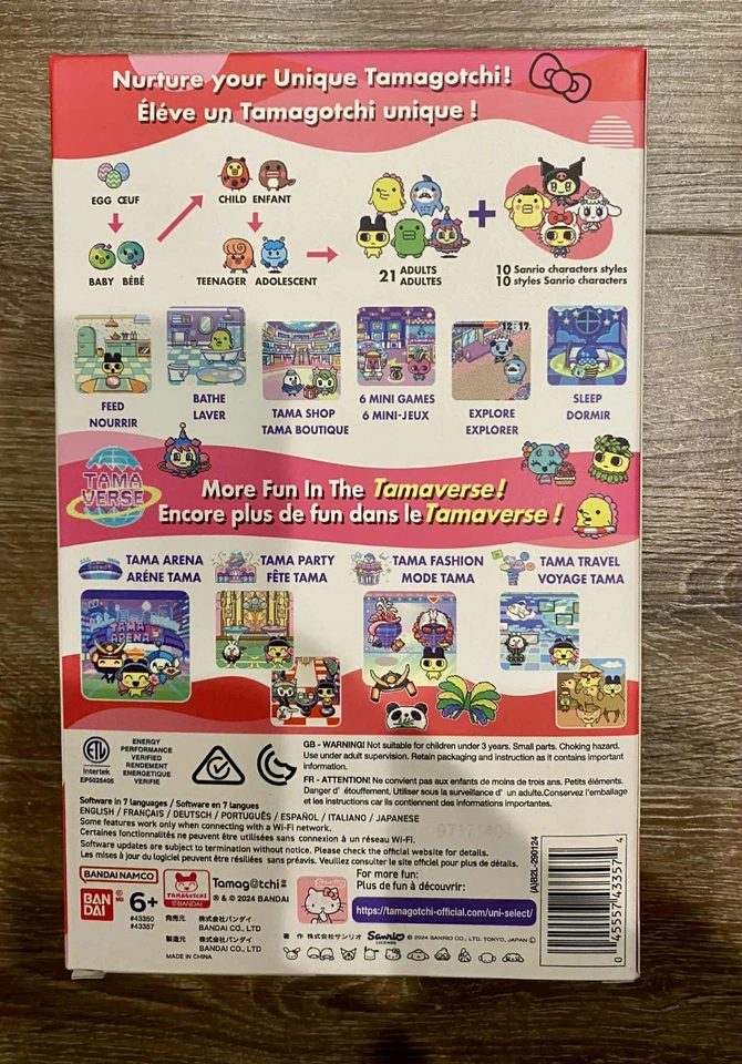 Bandai Tamagotchi Uni Sanrio Rojo Hello Kitty - TOTALMENTE NUEVO - ¡L@@K! Foto 2 de 4