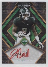 2022 Wild Card Mania Diamond Black Pulsar /2 Jalen Nailor Rookie Auto RC 2b7. rookie card picture