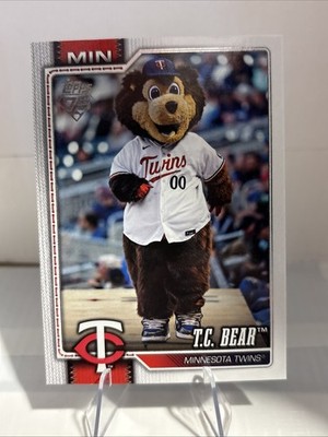 2026 Topps Celebration Mascots Minnesota Twins T.C. Bear