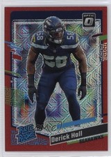 2023 Panini Donruss Optic Rated Rookie Red Mojo Prizm Derick Hall #291 1c5x