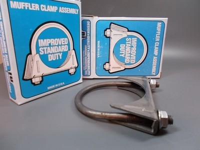 4 x Auspuff Montage Teile US-Car muffler clamp U-bolt und Gummi Lager