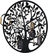 Key Hooks, 8" Car Sunglasses Key Holder Wall Mount, Home Decorative Rack Hang...