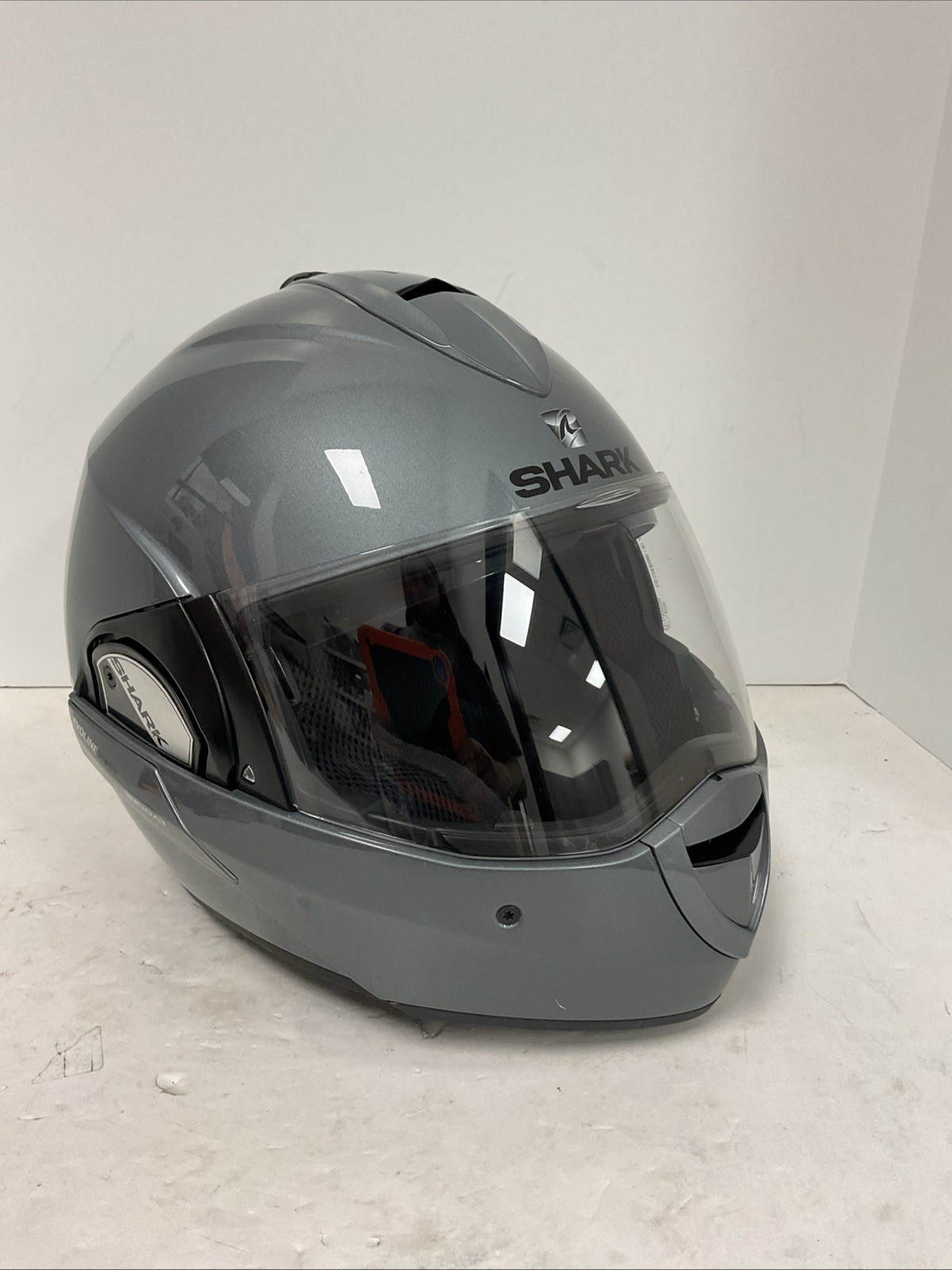 Shark Evoline 3 ST Helmet Silver | Small