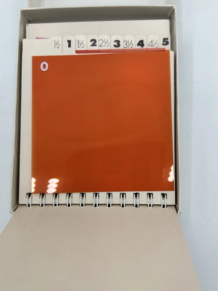 Ilford Multigrade Filters Set of 12 3.5 x 3.5 Inches (8.9 x 8.9 Cm) Preowned #c4 - Image 3 of 4