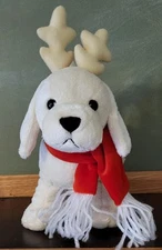 Ganz Whimsy Clutch Bag Dog 10" Plush Purse Zipper Handles Stuffed Animal NWT